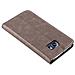 Custodia Compatibile Con Samsung Galaxy S6 Edge In Bruno Caffè - Coperchio Protettiva Con Chiusura Magnetica, Funzione Stand E Tasca Per Le Carte - Foto miniatura 5