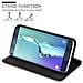 Custodia Compatibile Con Samsung Galaxy S6 Edge In Bruno Caffè - Coperchio Protettiva Con Chiusura Magnetica, Funzione Stand E Tasca Per Le Carte - Foto miniatura 8