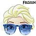 Occhiali Da Sole Per Bambini Frozen Azzurro - Foto miniatura 2