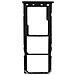 Alloggio Sim Samsung Galaxy A51 Supporto Scheda Sim + Scheda Micro Sd - Nero - Foto miniatura 1
