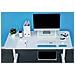 Supporto Monitor Ergo Wow Bianco / blu - - Foto miniatura 5