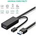 Cavo Di Prolunga Usb Usb 3.0 Maschio A Femmina Cavo Del Ripetitore Attivo Con Amplificatore Del Segnale Del Ripetitore Per Le Stampanti Wifi Antenna Playstation Htc Vive Tastiera Console Di Gioco (10m)  - Foto miniatura 4