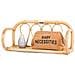 Borsa da Toilette Baby Necessities in Peluche Beige - Foto miniatura 2