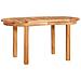 Set Salotto da Giardino 4 pz Design Curvo in Massello di Teak - Foto miniatura 2