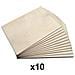 10 X A4 Compensato Pannello Legno Grezzo Fogli | 300 X 210 X 4 Mm (+ / - 0.5 Mm) | Bricolage Tavola Betulla Baltico | Ideale Per Pirografia, Taglio Laser, Cnc Router, Modellare, Traforato - Foto miniatura 2