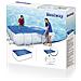 Copertura Telo Copripiscina Pvc Piscina Protezione Cm282x196 Bestway Steelpro - Foto miniatura 1