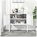 Credenza Bianca 75x35x75 Cm In Acciaio - Foto miniatura 3