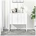 Credenza Bianca 75x35x75 Cm In Acciaio - Foto miniatura 1