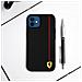 Cover Marchio Ferrari Per Iphone 12 Mini Con Logo Ferrari Nera - Foto miniatura 2