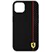Cover Marchio Ferrari Per Iphone 12 Mini Con Logo Ferrari Nera - Foto miniatura 1