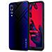 Custodia Compatibile Con Huawei P20 Pro - Ottica A Strisce In Cobalto Viola - Coperchio Protettivo In Vetro Temperato E Silicone Tpu - Foto miniatura 1