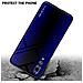 Custodia Compatibile Con Huawei P20 Pro - Ottica A Strisce In Cobalto Viola - Coperchio Protettivo In Vetro Temperato E Silicone Tpu - Foto miniatura 4