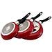 Set Di 3 Padelle In Alluminio Stampato: Ø 16, 20 E 24 Cm. - Foto miniatura 2