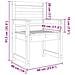 Sedie Da Giardino 2pz 60x48x91 Cm Legno Massello Di Douglas - Foto miniatura 4