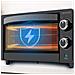 Fornetto Elettrico Bake&Toast con Capacità 10 Litri Potenza 1000 W Colore Nero - Foto miniatura 9