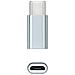 10.02.0011 adattatore per inversione del genere dei cavi USB C Micro USB Grigio - Foto miniatura 2