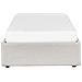 Letto Singolo Contenitore Tessuto Beige Chiaro 90 X 200 Cm Dinan - Foto miniatura 2