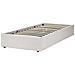 Letto Singolo Contenitore Tessuto Beige Chiaro 90 X 200 Cm Dinan - Foto miniatura 7