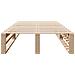 Giroletto Senza Materasso 100x200 Cm In Legno Massello Di Pino - Foto miniatura 7