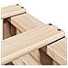 Giroletto Senza Materasso 100x200 Cm In Legno Massello Di Pino - Foto miniatura 8