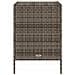 Lusso Casadino -  Armadietto Portaoggetti Giardino Grigio 55x59x80cm Polyrattan - Foto miniatura 7