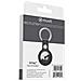 Portachiavi In Pelle Per Apple Airtag Con Anello In Metallo, Nero - Foto miniatura 2