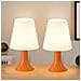 Lampada Da Tavolo Con Cavo - Set Di 2 Lampade Da Tavolo E14, Piccola Lampada Da Soggiorno, Comodino - Foto miniatura 2