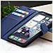 Custodia A Portafoglio Per Iphone 13 Pro Max Con Supporto E Linguetta Magnetica, Blu Scuro - Foto miniatura 3