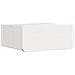 Comodino 2 pcs Bianco 39 x 34 x 16.5 cm Legno di pino massello - Foto miniatura 5