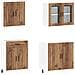 Set Mobili da Cucina 4 pz Kalmar Legno Vecchio in Truciolato - Foto miniatura 4