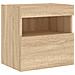 Mobili TV a Muro con LED 5pz Rovere Sonoma Legno Multistrato - Foto miniatura 9