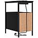 Mobiletti da Notte 2 pcs Rovere nero 30 x 48 x 61 cm - Foto miniatura 9