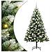 Albero di Natale artificiale a cerniera con neve fioccata - Foto miniatura 1