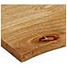 Piano Tavolo Bordi Vivi 100x60x3,8cm in Legno Massello di Mango - Foto miniatura 6