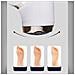 Lima Elettrica A Vuoto Per Piedi: Strumento Per Pedicure Ricaricabile Usb Per Piedi Lisci White - Foto miniatura 2