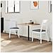 Sedie da pranzo 2 pcs Bianco 43 x 54 x 89 cm - Foto miniatura 3