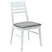 Sedie da pranzo 2 pcs Bianco 43 x 54 x 89 cm - Foto miniatura 4