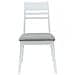 Sedie da pranzo 2 pcs Bianco 43 x 54 x 89 cm - Foto miniatura 5