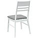 Sedie da pranzo 2 pcs Bianco 43 x 54 x 89 cm - Foto miniatura 7