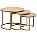 Tavoli da Caffè Nido 3 pcs Legno massello di mango e acciaio - Foto miniatura 1