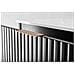 Mobile bagno sospeso per lavabo 80 cm con top - FLOW nero con frontale scanalato (soft close) - Foto miniatura 4