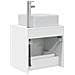 Mobile Lavabo da Parete Bianco 49,5 x 41 x 63 cm - Foto miniatura 4