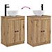 Mobile da bagno con lavabo Rovere Artigianale 54 x 35 x 83 cm - Foto miniatura 5