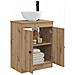 Mobile da bagno con lavabo Rovere Artigianale 54 x 35 x 83 cm - Foto miniatura 6