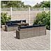 Set Divano da Giardino 7 pz grigio e blu navy - Foto miniatura 9