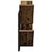 Mensola a muro flottante 2 pz Legno antico 43 x 15 x 47 cm - Foto miniatura 5
