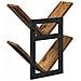 Mensola a muro flottante 2 pz Legno antico 43 x 15 x 47 cm - Foto miniatura 6