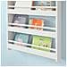 Libreria Bianca Legno, Libreria A Muro Porta Libri Bambini 4 Ripiani, L60*a80*p12cm Kmb08-k-w - Foto miniatura 5