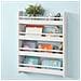 Libreria Bianca Legno, Libreria A Muro Porta Libri Bambini 4 Ripiani, L60*a80*p12cm Kmb08-k-w - Foto miniatura 1