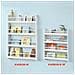 Libreria Bianca Legno, Libreria A Muro Porta Libri Bambini 4 Ripiani, L60*a80*p12cm Kmb08-k-w - Foto miniatura 8